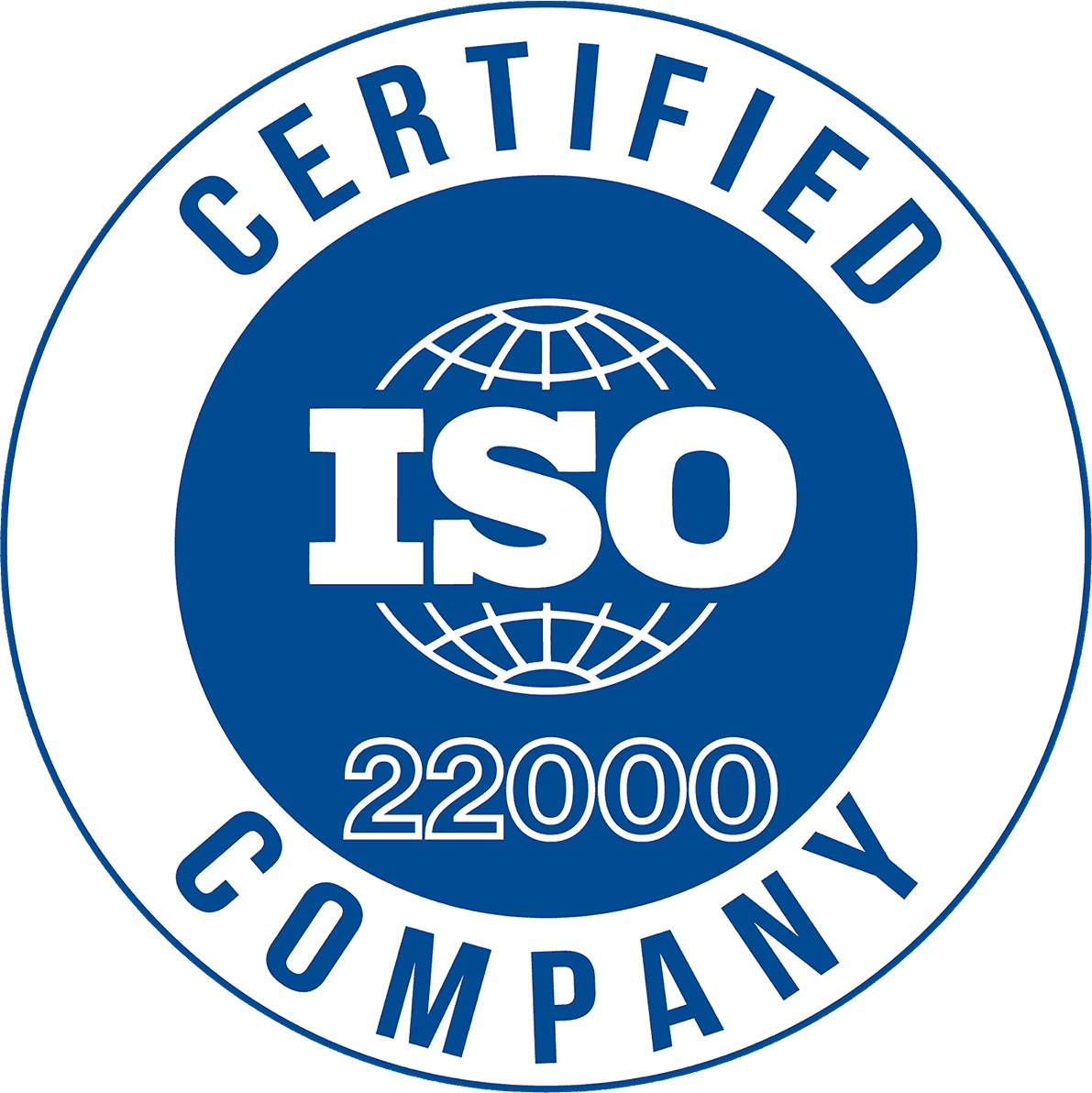 ISO 22000 Certificate
